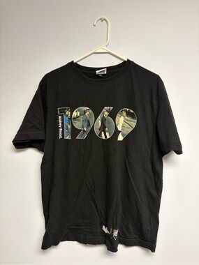 The Beatles Black 1999 Abbey Road Photo-Panel Tee